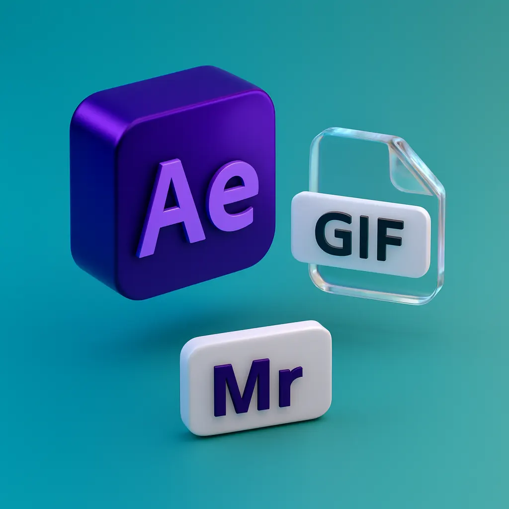 ساخت گیف در افترافکت